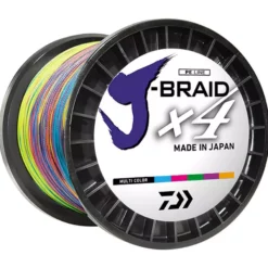 Daiwa J 4 Braid 1500m Spools Multi Colour