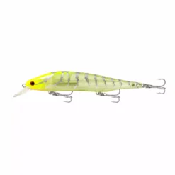 Samaki Fish Craft Slim Shady Lures -Fishing Sales 2023 Fishcraft Slim Shady 115 Chartreuse UV Tiger