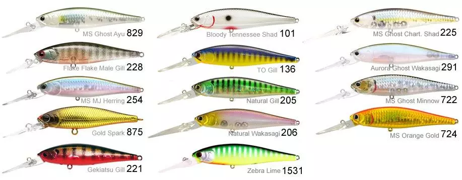 Lucky Craft Pointer 78DD Lures 3 Lucky Craft Pointer 78DD Lures