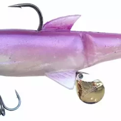 Molix Shad 140 Soft Plastics -Fishing Sales 2023 MOLIXShadLavenderWhiteBelly Freddys