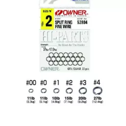 Owner Fine Wire Nickel Split Rings