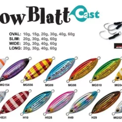 Palms Slow Blatt Cast Oval Micro Jig Lures