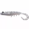 Shimano Squidgy Prawn Wriggler Tail Soft Plastic Lures 2 Shimano Squidgy Prawn Wriggler Tail Soft Plastic Lures -Fishing Sales 2023 SQUIDGIES WRIGGLER WHITE LIGHTNING