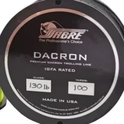 Sabre Black Dacron 100yrd Spools