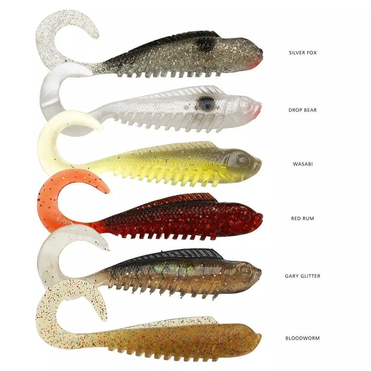 Squidgies Wriggler Soft Plastics 3 Squidgies Wriggler Soft Plastics