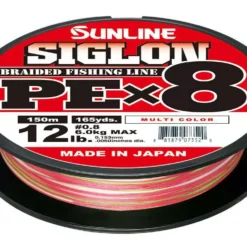 Sunline Siglon PEx8 Multi Colour Braid 150m Spools