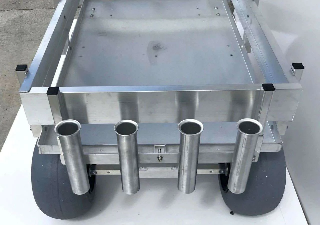 Alumacart One Rod Rack - Four Rod Holder 4 Alumacart One Rod Rack - Four Rod Holder - Image 2