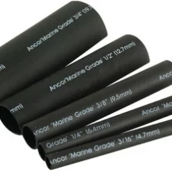 Ancor Heat Shrink Tubing (ALT) Kit - 8 Pack 3" 20 To 2/0 AWG Black