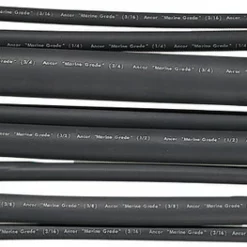 Ancor Heat Shrink Tubing ALT - Assorted 8 Pack 6" 20-2/0 AWG Black