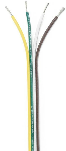 Ancor Ribbon Bonded Cable - Flat - Brown/Green/White/Yellow 3 Ancor Ribbon Bonded Cable - Flat - Brown/Green/White/Yellow