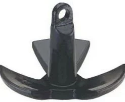 Attwood 9946B1 River Anchor - 18Lb - Black PVC Coated