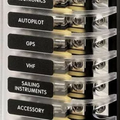 Blue Sea Systems Blue Sea 5015 ST Glass 6 Circuit Fuse Block