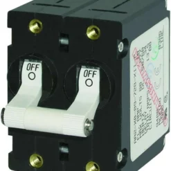 Blue Sea Systems Blue Sea 7238 A-Series Double Pole Toggle - 30A - White