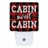 Carson Home Accents Cabin Sweet Nightlight -Fishing Sales 2023 chacabinnight