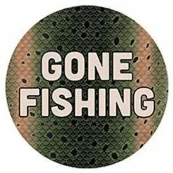 Carson Home Accents Carson Gone Fishing Car Coaster