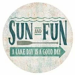 Carson Home Accents Sun And Fun Car Coaster