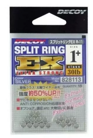 Decoy EX (Extra Strong) Split Rings 3 Decoy EX (Extra Strong) Split Rings