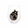 Demdaco Bearfoots Stemless Wine Glass -Fishing Sales 2023 dembearwine