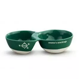 Demdaco Season Snack Handheld Double Snack Bowl 3 Demdaco Season Snack Handheld Double Snack Bowl