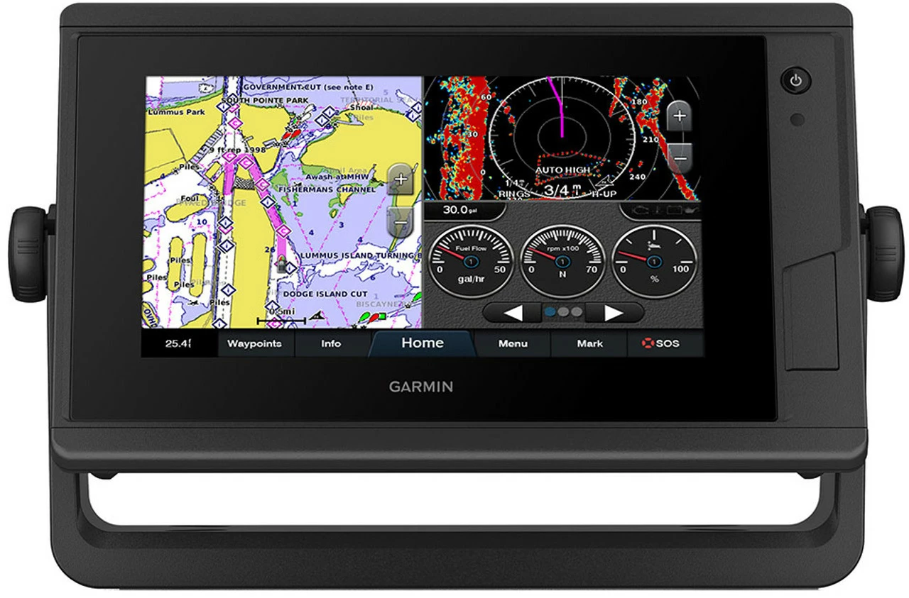 Garmin GPSMAP 742 Plus Chartplotter W/ BlueChart G3 And LakeVu G3 3 Garmin GPSMAP 742 Plus Chartplotter W/ BlueChart G3 And LakeVu G3