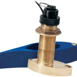 Garmin B744VL Long Stem Brnz Thru-Hull Depth/Temp/Speed W/ FB - 8 Pin