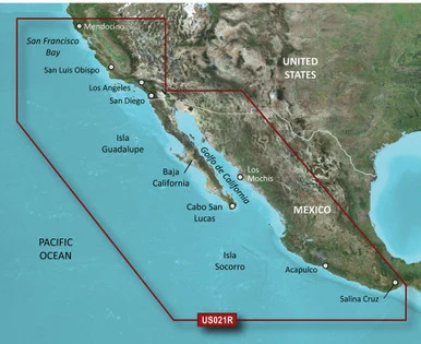 Garmin HXUS021R BlueChart G2 HD - California-Mexico 3 Garmin HXUS021R BlueChart G2 HD - California-Mexico