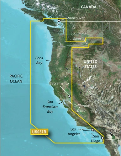 Garmin VUS037R BlueChart G3 Vision HD - Vancouver To San Diego 3 Garmin VUS037R BlueChart G3 Vision HD - Vancouver To San Diego