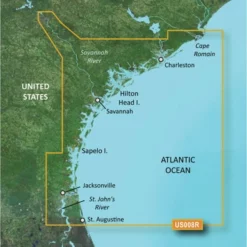 Garmin VUS008R BlueChart G3 Vision HD - Charleston To Jacksonville