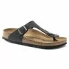 Birkenstock Gizeh - Oiled Leather Sandals 2 Birkenstock Gizeh - Oiled Leather Sandals -Fishing Sales 2023 gizehblack