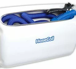 HoseCoil Expandable Hose Kit W/ Side Mount Enclosure - 25 Ft.