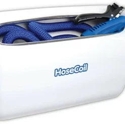 HoseCoil Expandable Hose Kit W/ Side Mount Enclosure - 50 Ft.