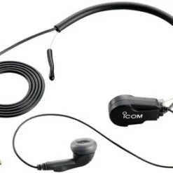 Icom HS97 Earphone W/ Throat Mic Headset F/ M72 M88 & GM1600