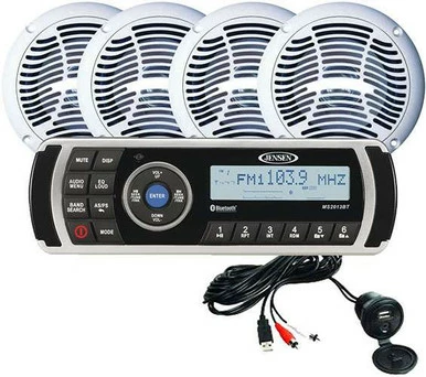 Jensen CPM200 AM/FM/USB Waterproof Bluetooth Stereo Package 3 Jensen CPM200 AM/FM/USB Waterproof Bluetooth Stereo Package
