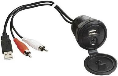 Jensen JENAUX USB & Auxiliary Audio Input Jack 3 Jensen JENAUX USB & Auxiliary Audio Input Jack