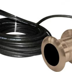 Lowrance B117-DT-BL B117 0 Degree Depth/Temp Transducer W/ Blue Conn.