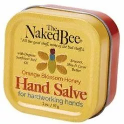 Naked Bee Hand & Cuticle Salve - Orange Blossom Honey
