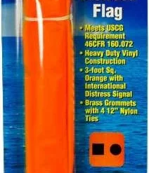 Orion Safety Products Orion 925 Orange Distress Flag