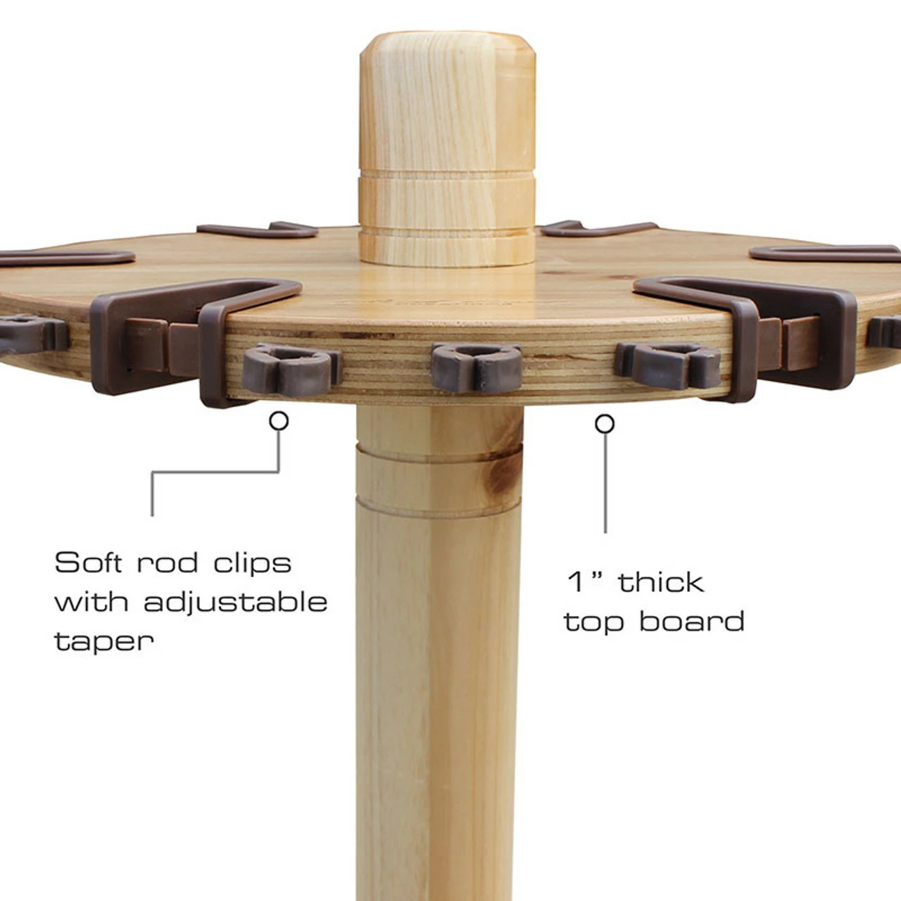 Rush Creek Creations Round 30 Fishing Rod Rack 9 Rush Creek Creations Round 30 Fishing Rod Rack - Image 7