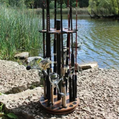 Rush Creek Creations 24 Rod Spinning Storage Floor Racks -Fishing Sales 2023 rush creek creations 24 rod spinning storage floor racks 79000.1651237222