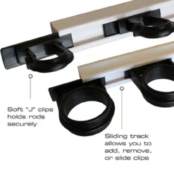 Rush Creek Creations 3-in-1 All Weather 6 Rod Wall/Ceiling Rack -Fishing Sales 2023 rush creek creations 40 4004 3 in 1 all weather 6 rod wall ceiling storage rack 65768.1651237248