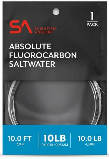 Scientific Anglers Absolute Fluorocarbon Saltwater Leader 3 Scientific Anglers Absolute Fluorocarbon Saltwater Leader