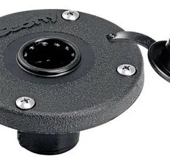 Scotty 344-BK Round Flush Deck Mount W/ Splash Cover