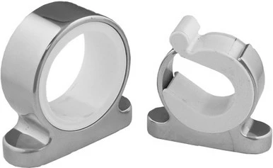 TACO Single Rod Hanger Polished Stainless Steel - F16-2700-1 3 TACO Single Rod Hanger Polished Stainless Steel - F16-2700-1