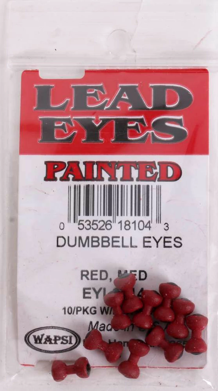 Wapsi Lead Eyes Painted Dumbbell Eyes 3 Wapsi Lead Eyes Painted Dumbbell Eyes